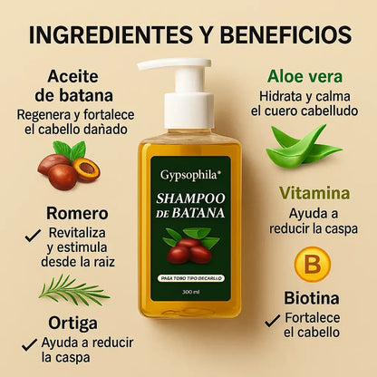 COMBO SHAMPO Y ACEITE DE BATANA